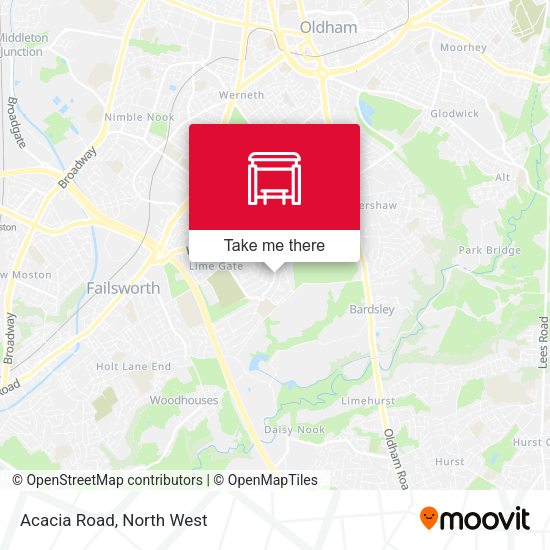 Acacia Road map