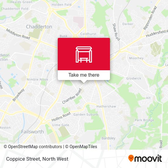 Coppice Street map