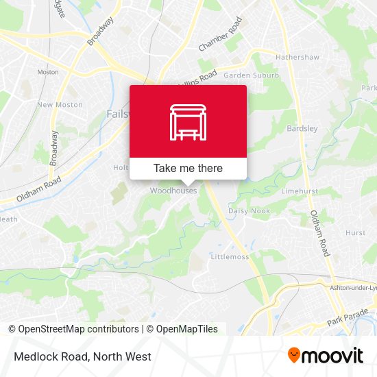 Medlock Road map