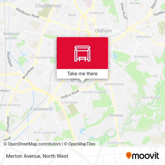 Merton Avenue map
