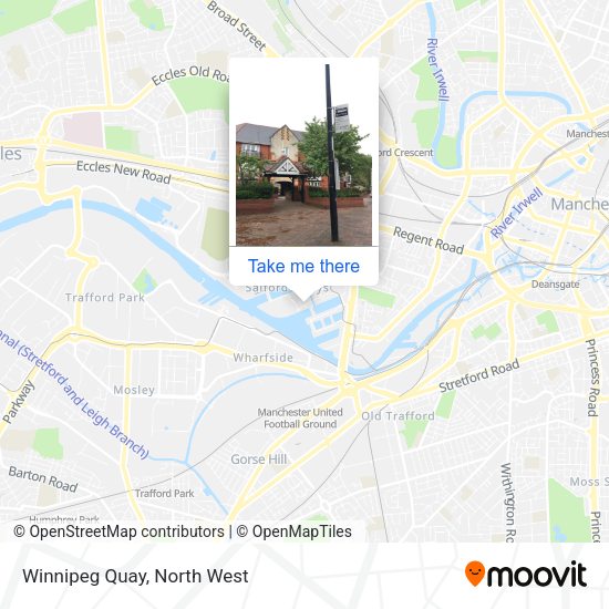Winnipeg Quay map