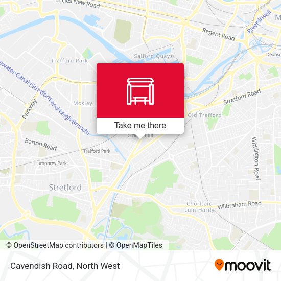 Cavendish Road map