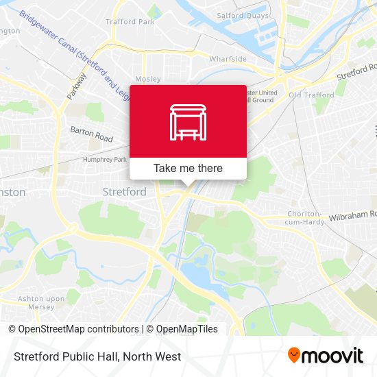 Stretford Public Hall map