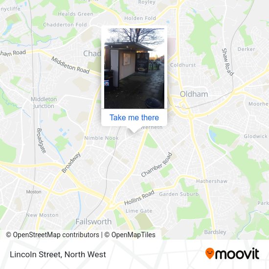 Lincoln Street map