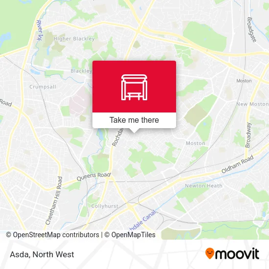 Asda map