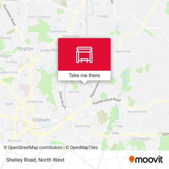 Shelley Road map