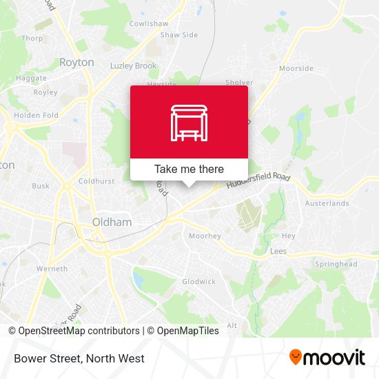 Bower Street map