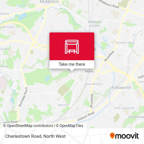 Charlestown Road map