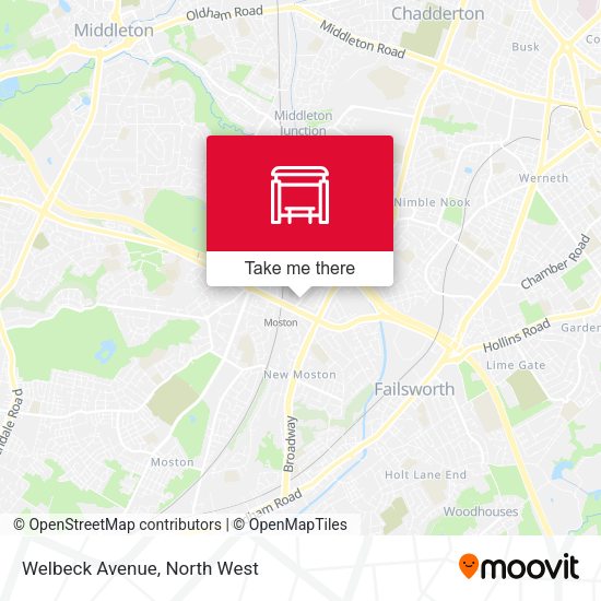 Welbeck Avenue map