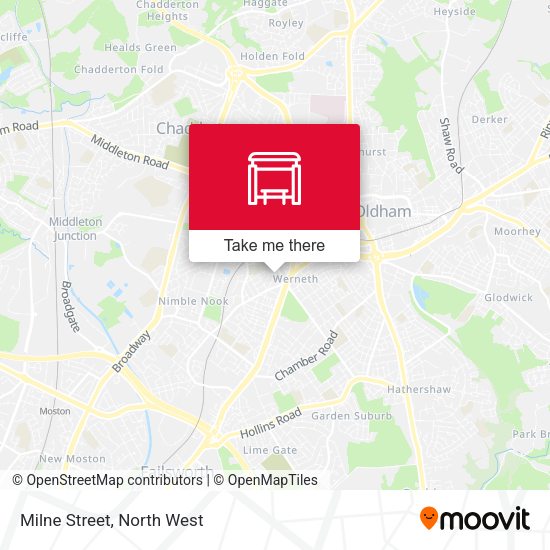 Milne Street map