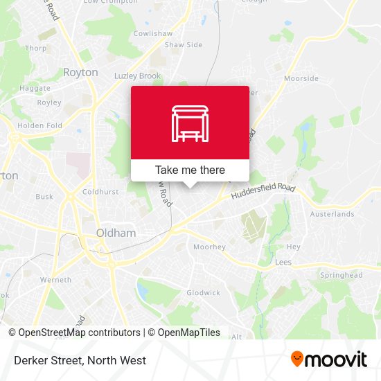 Derker Street map