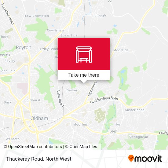 Thackeray Road map