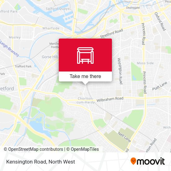 Kensington Road map