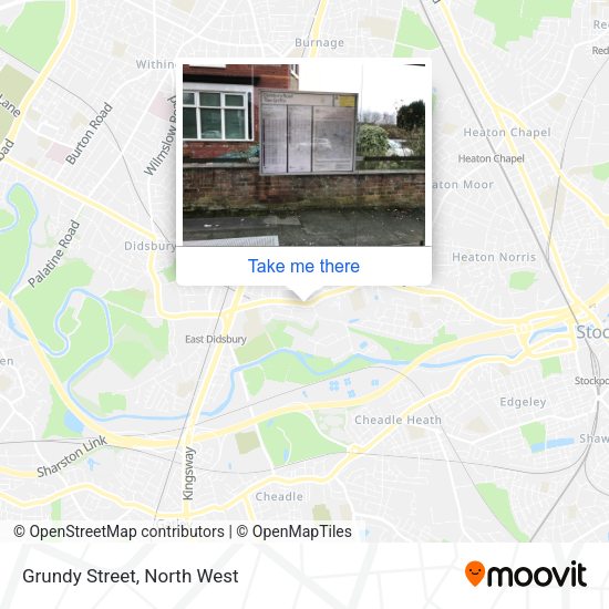Grundy Street map