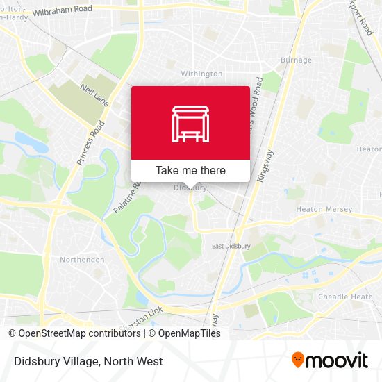 Didsbury Village map