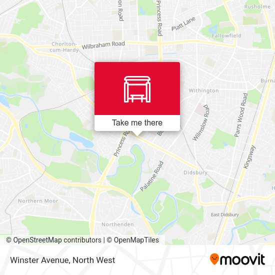 Winster Avenue map