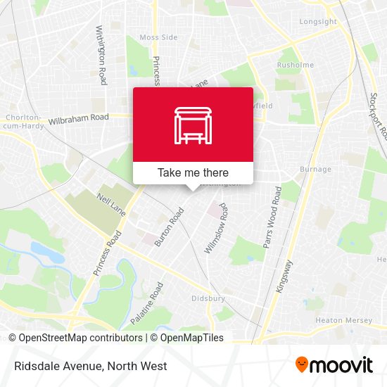 Ridsdale Avenue map