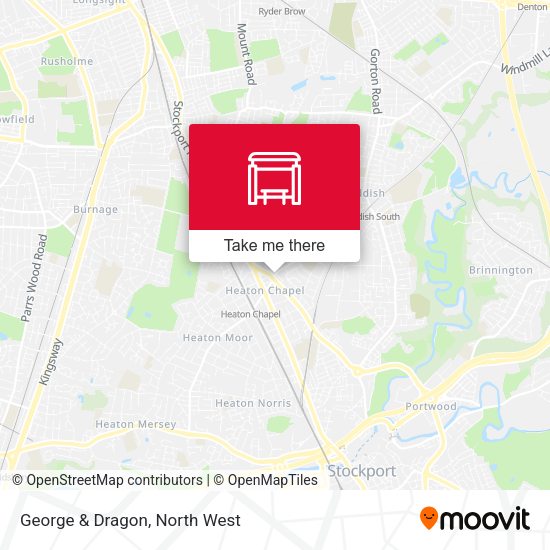 George & Dragon map