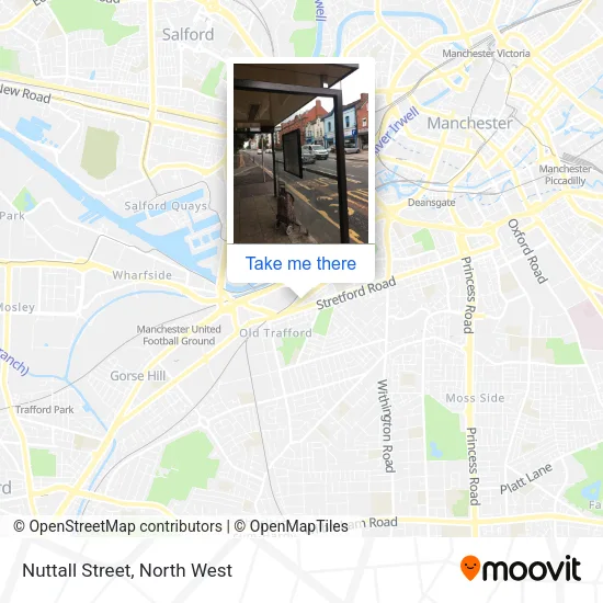 Nuttall Street map