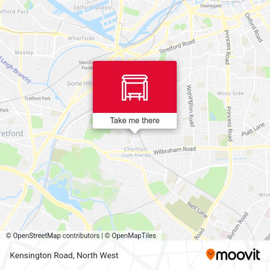 Kensington Road map