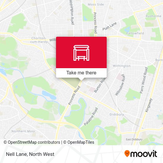 Nell Lane map
