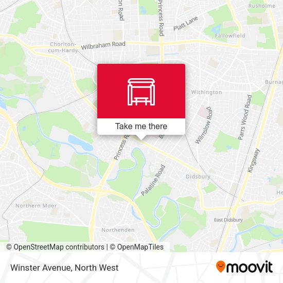 Winster Avenue map