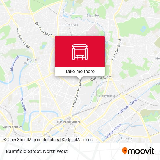 Balmfield Street map