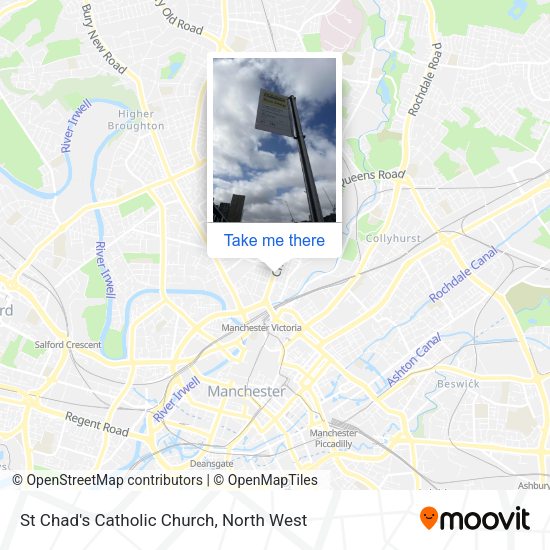 St Chad's Catholic Church map