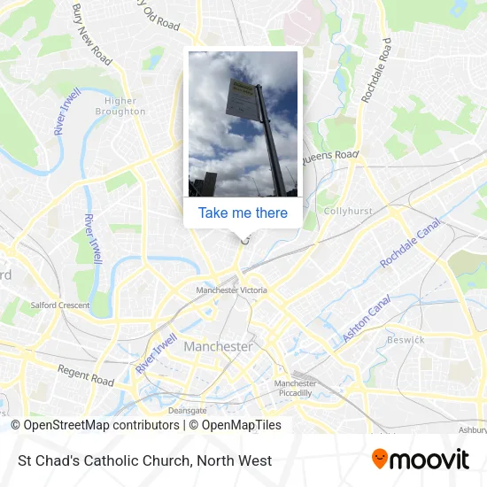 St Chad's Catholic Church map