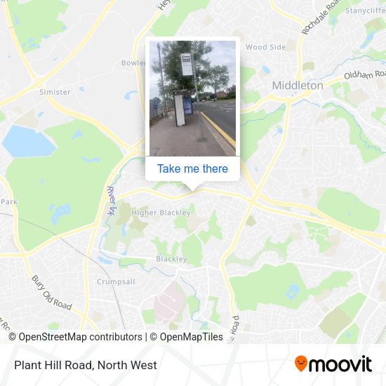 Plant Hill Road map