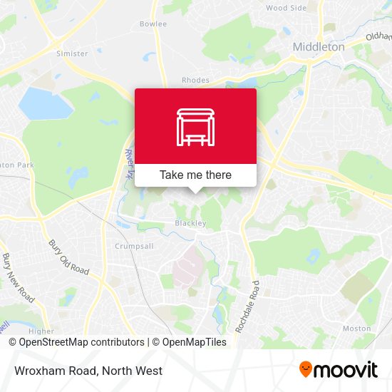 Wroxham Road map