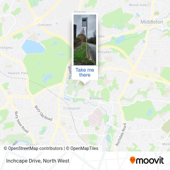 Inchcape Drive map