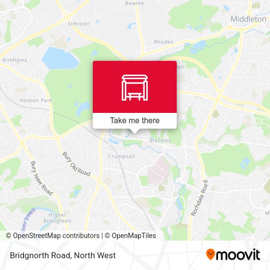 Bridgnorth Road map