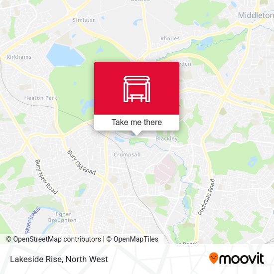 Lakeside Rise map