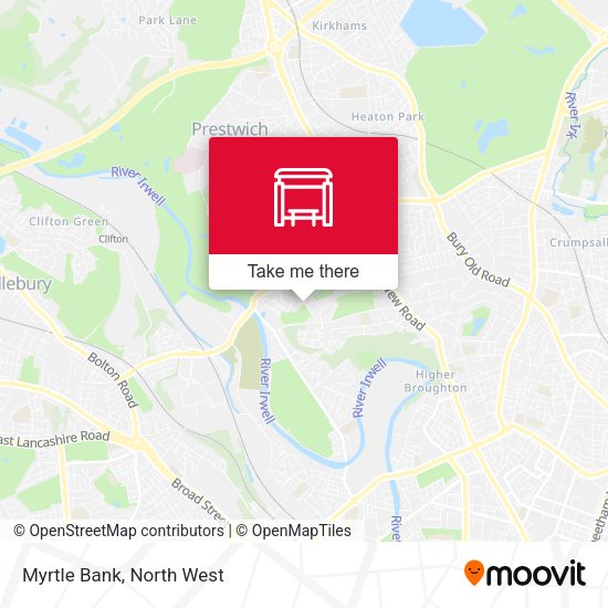 Myrtle Bank map