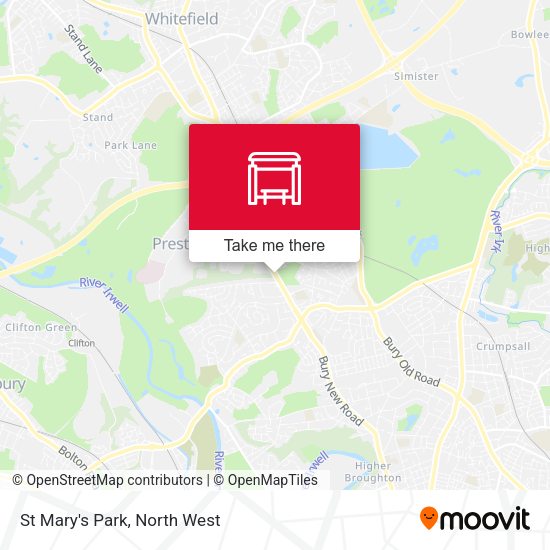 St Mary's Park map