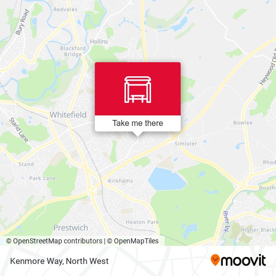 Kenmore Way map