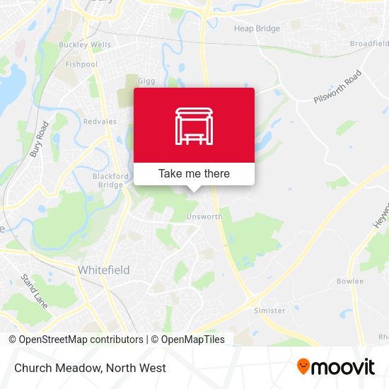 Church Meadow map