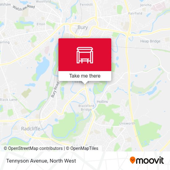 Tennyson Avenue map