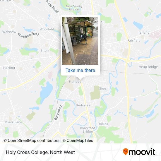 Holy Cross College map