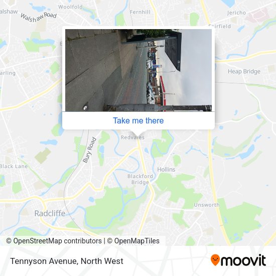 Tennyson Avenue map