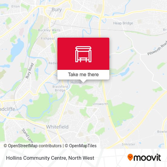 Hollins Community Centre map