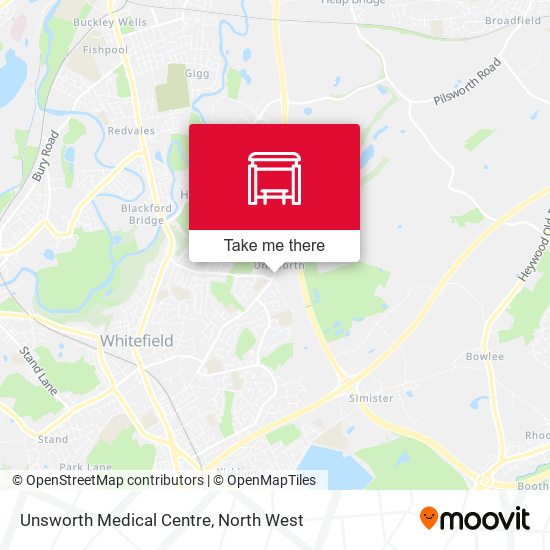 Unsworth Medical Centre map