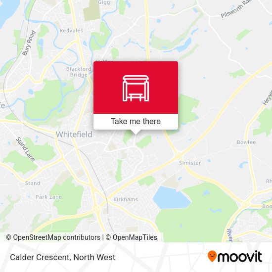 Calder Crescent map