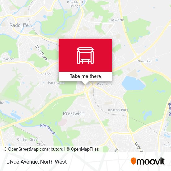 Clyde Avenue map