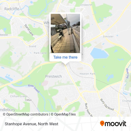 Stanhope Avenue map