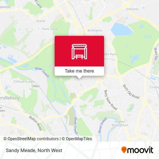Sandy Meade map