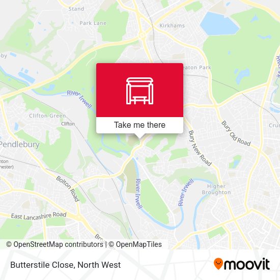 Butterstile Close map