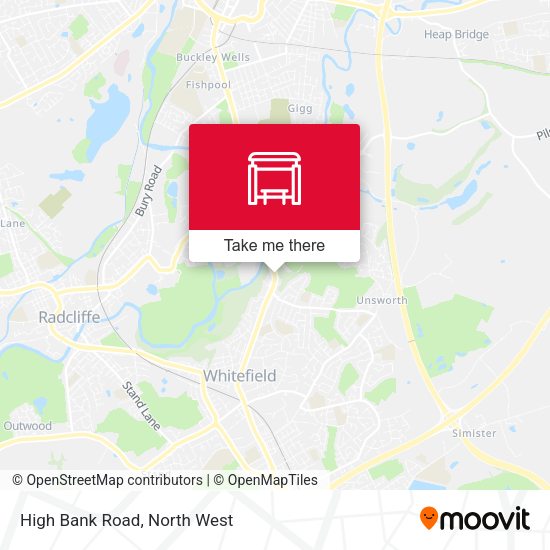 High Bank Road map