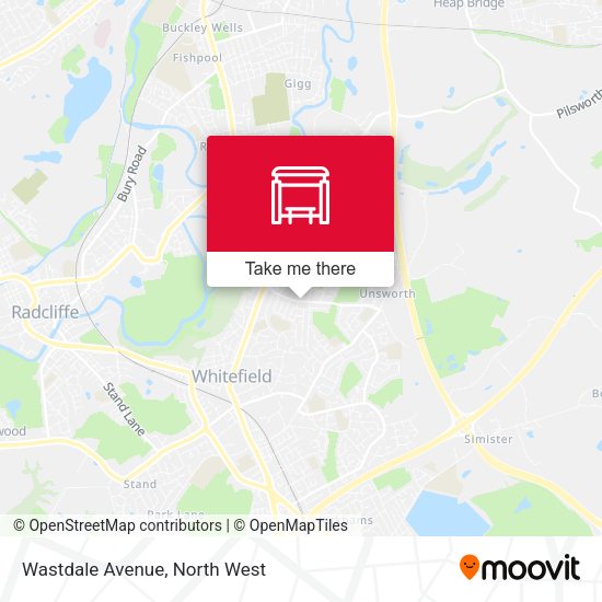 Wastdale Avenue map
